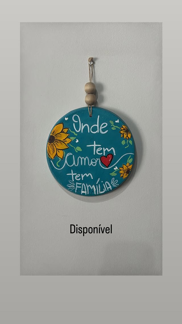 Placa — Onde tem amor tem família