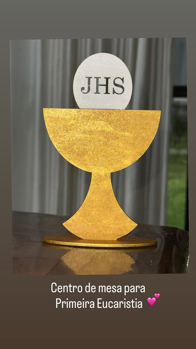 Enfeite de primeira eucaristia — JHS