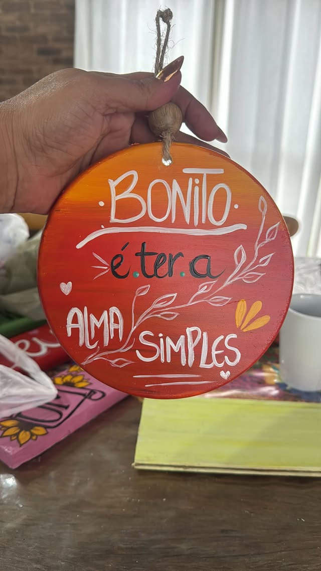 Placa — Bonito é ter a alma simples