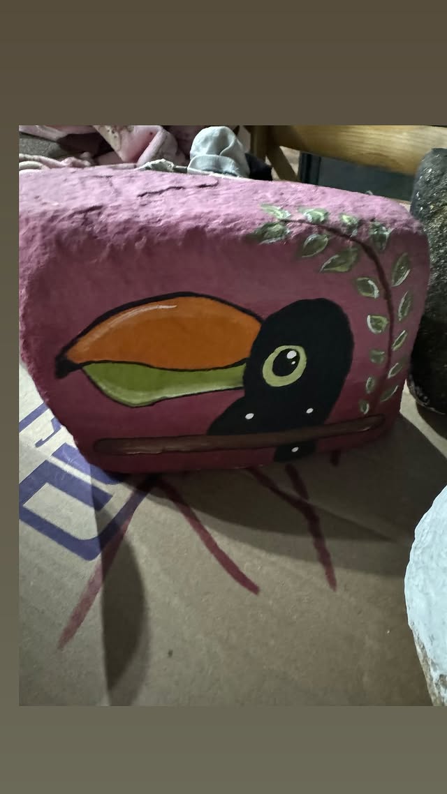Pedra pintada — Tucano
