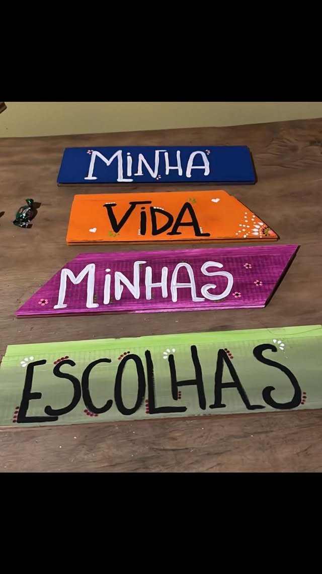 Placa — Minha vida, minhas escolhas